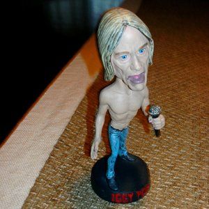 2012 Collectible Iggy Pop Bobblehead Limited Edition Drastic Plastic 7" tall